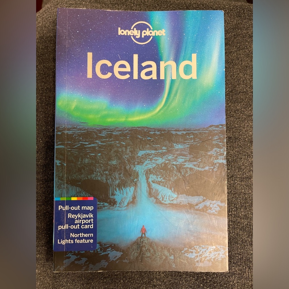 Lonely Planet Iceland Guide Book.